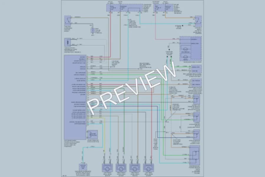 2003 Chevrolet Corvette Anti Lock Brakes wiring diagram preview