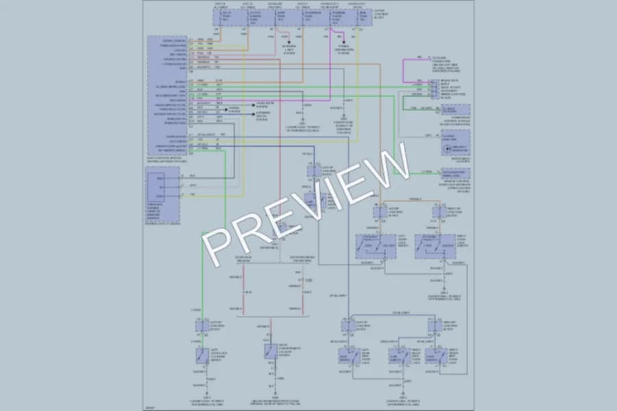 2003 Chevrolet Impala Anti Theft wiring diagram preview