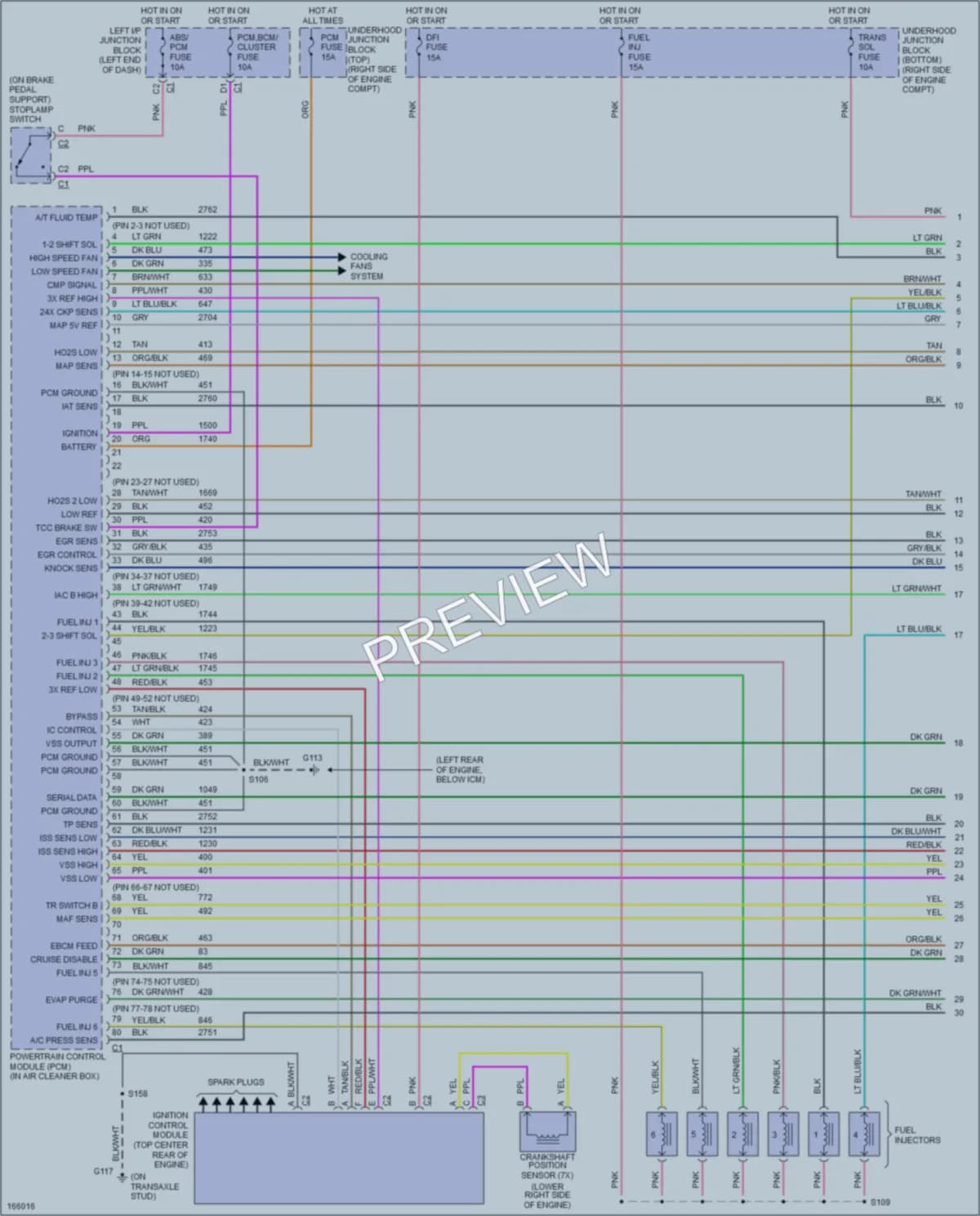 2003 Chevrolet Impala Engine Performance wiring diagram preview