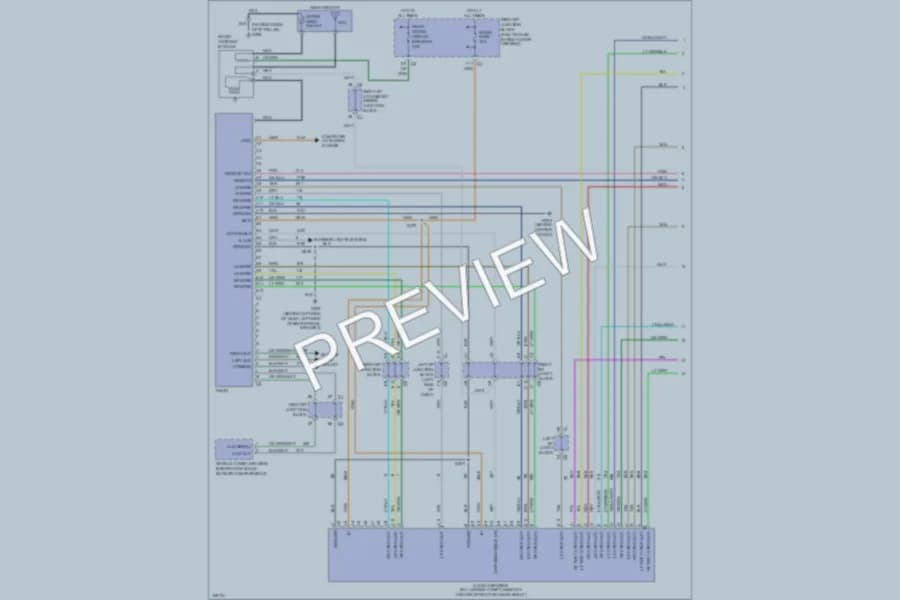 2003 Chevrolet Impala Radio wiring diagram preview