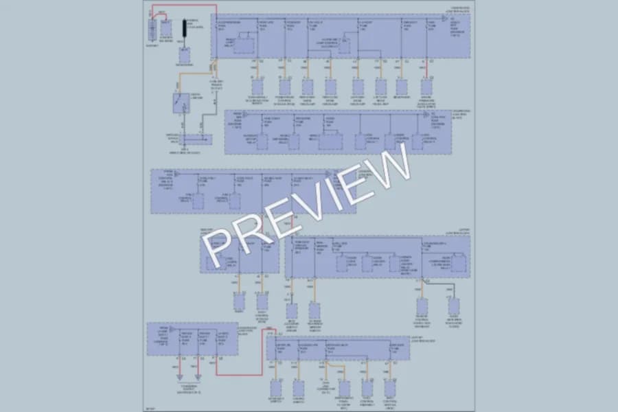 2003 Chevrolet Malibu Power Distribution wiring diagram preview