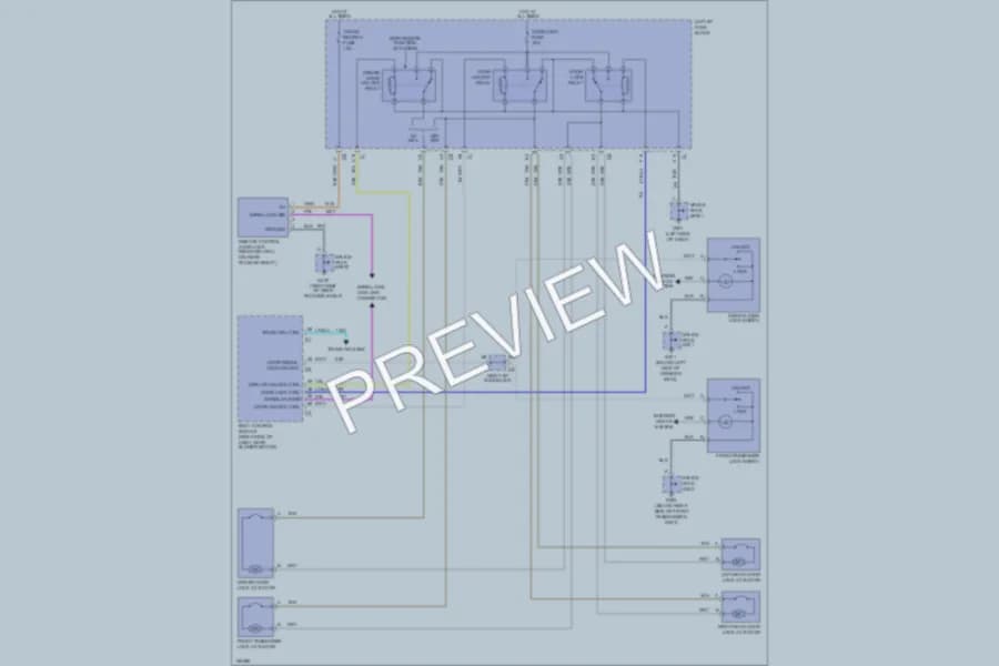 2003 Chevrolet Malibu Power Door Locks wiring diagram preview