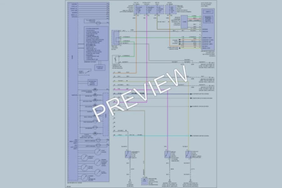 2003 Chevrolet MonteCarlo Instrument Cluster wiring diagram preview