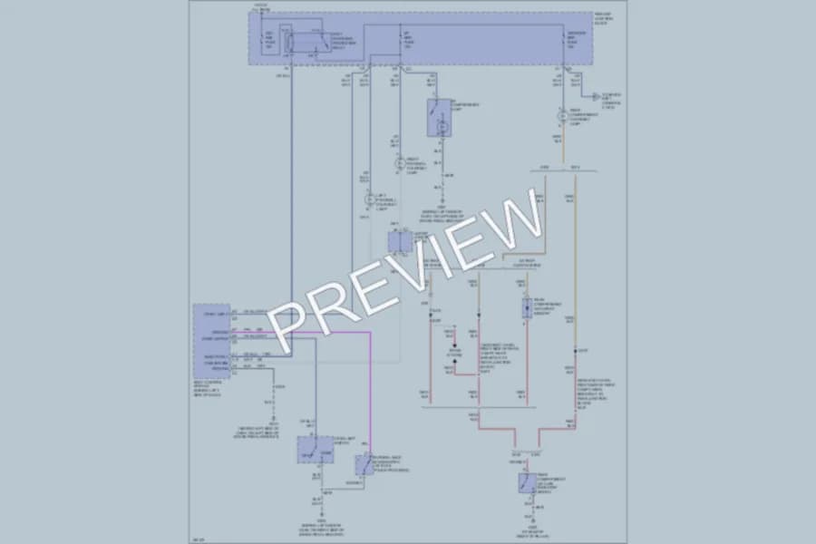 2003 Chevrolet MonteCarlo Interior Lights wiring diagram preview