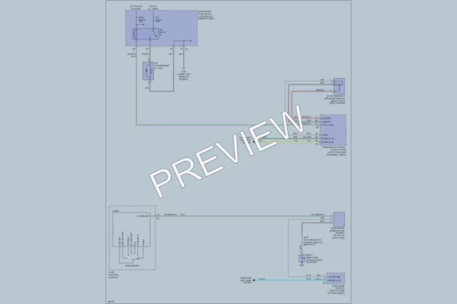 2003 Chevrolet SSR Air Conditioning wiring diagram preview