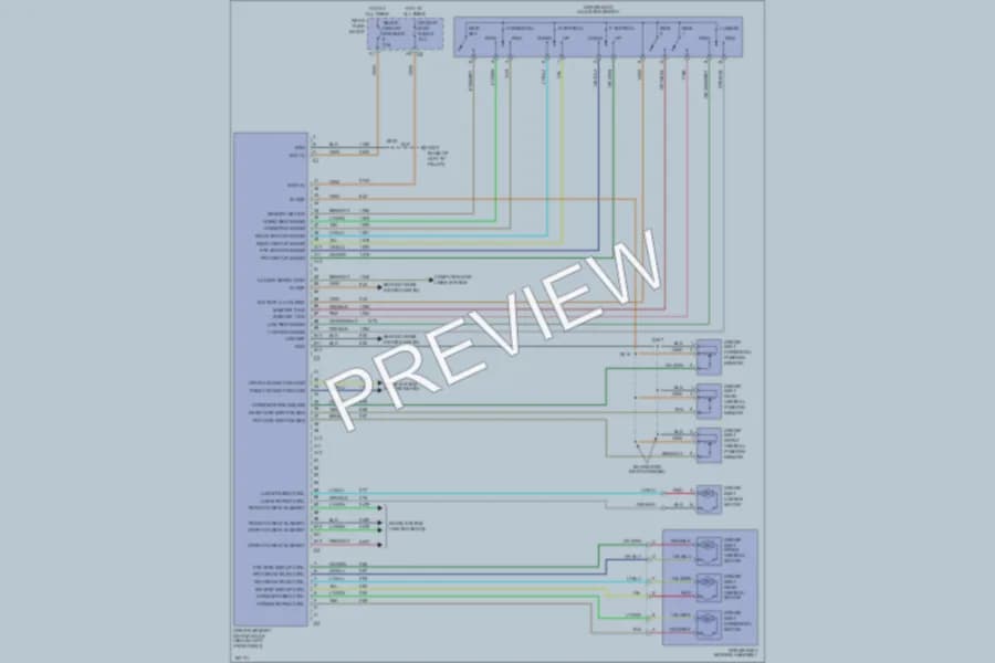 2003 Chevrolet SSR Memory Systems wiring diagram preview