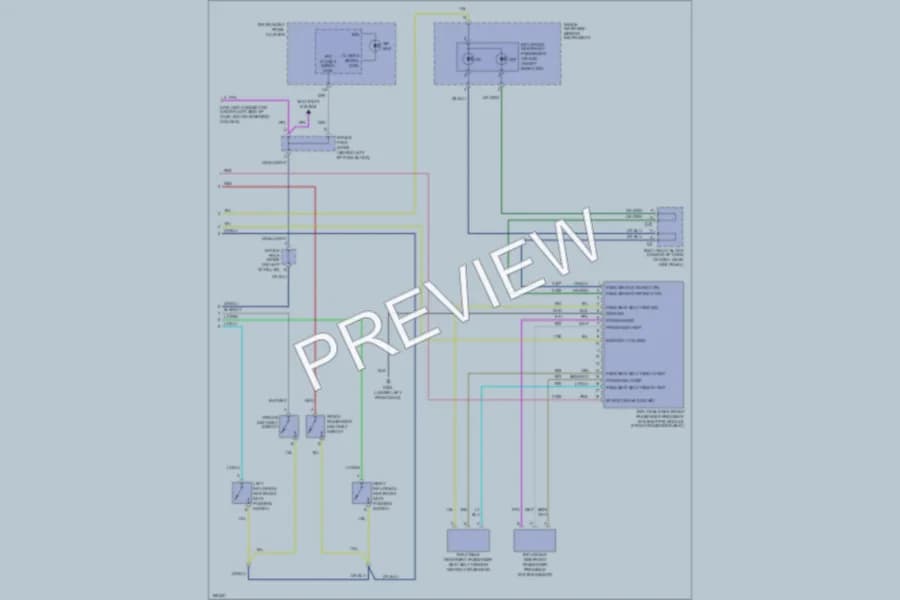 2003 Chevrolet Tahoe Supplemental Restraints wiring diagram preview
