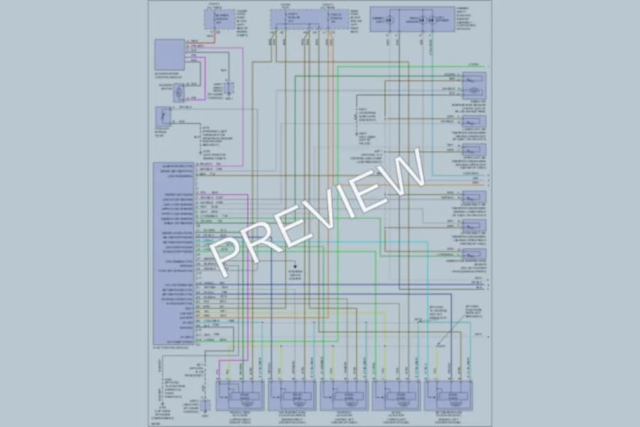 2003 Chevrolet TrailBlazerEXT Air Conditioning wiring diagram preview
