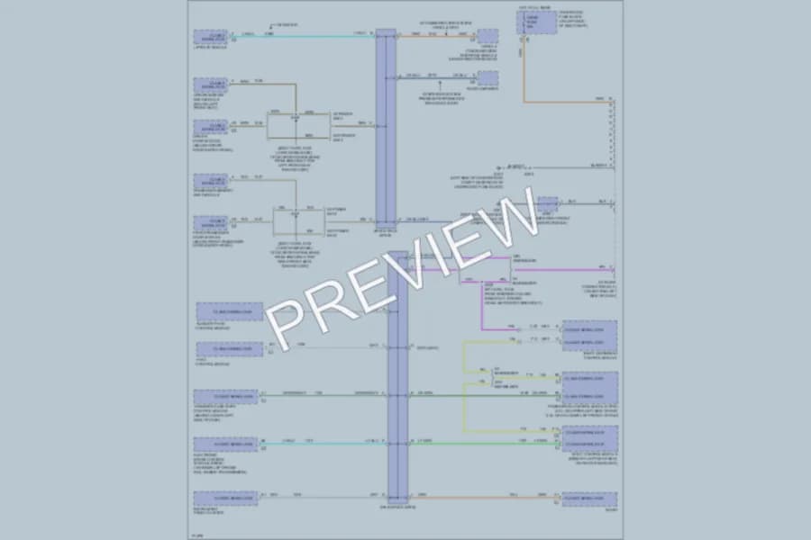 2003 Chevrolet TrailBlazerEXT Computer Data Lines wiring diagram preview