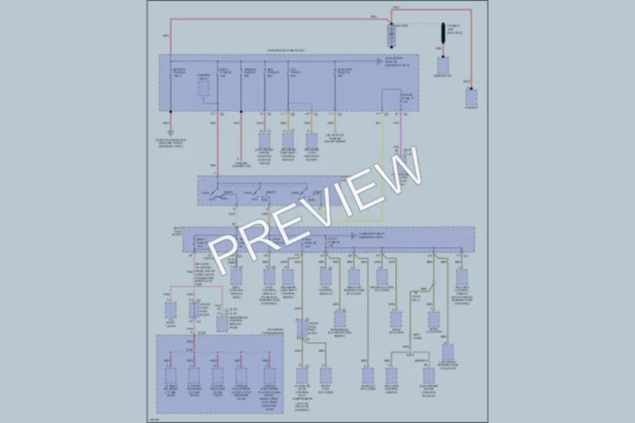 2003 Chevrolet TrailBlazerEXT Power Distribution wiring diagram preview