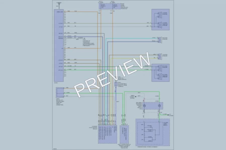 2003 Chevrolet TrailBlazerEXT Radio wiring diagram preview
