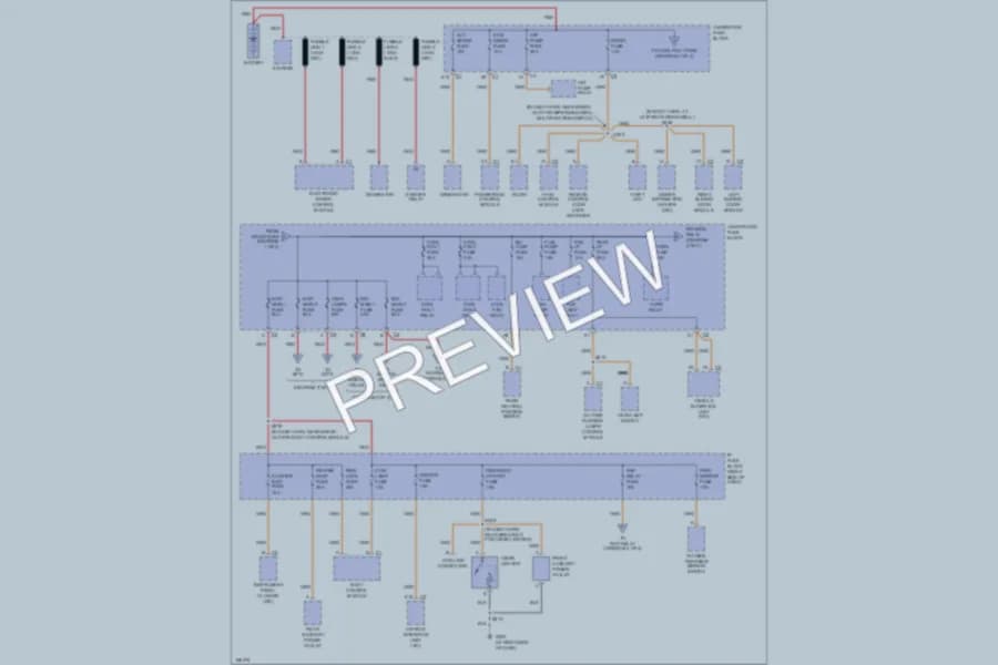 2003 Chevrolet Venture Power Distribution wiring diagram preview