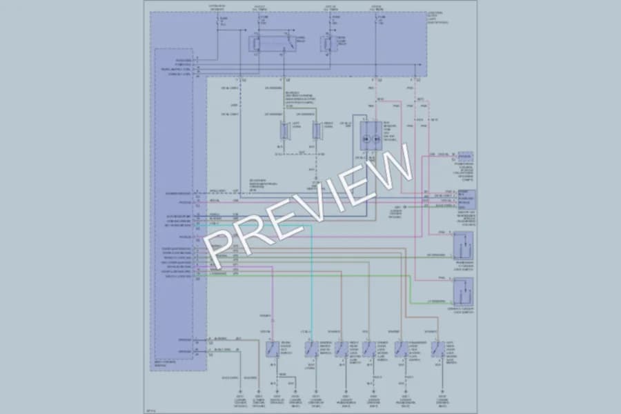2003 Chrysler 300M Anti Theft wiring diagram preview