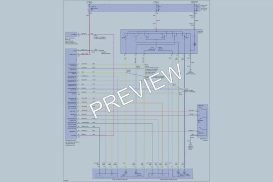 2003 Chrysler 300M Memory Systems wiring diagram preview