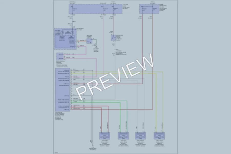 2003 Chrysler Concorde Anti Lock Brakes wiring diagram preview
