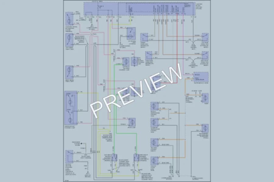 2003 Chrysler Concorde Interior Lights wiring diagram preview