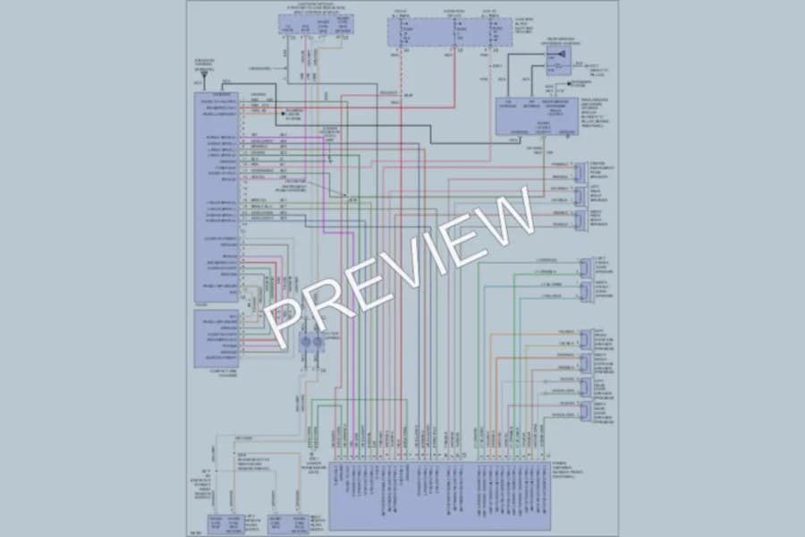 2003 Chrysler Concorde Radio wiring diagram preview