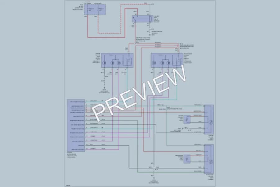 2003 Chrysler PTCruiser Power Seats wiring diagram preview