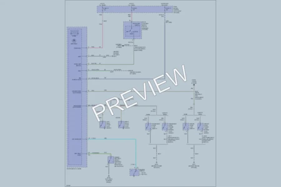 2003 Chrysler PTCruiser Warning Systems wiring diagram preview