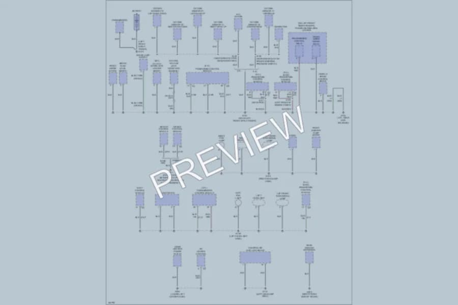2003 Chrysler 2D Convertible Ground Distribution wiring diagram preview with protected circuit layout