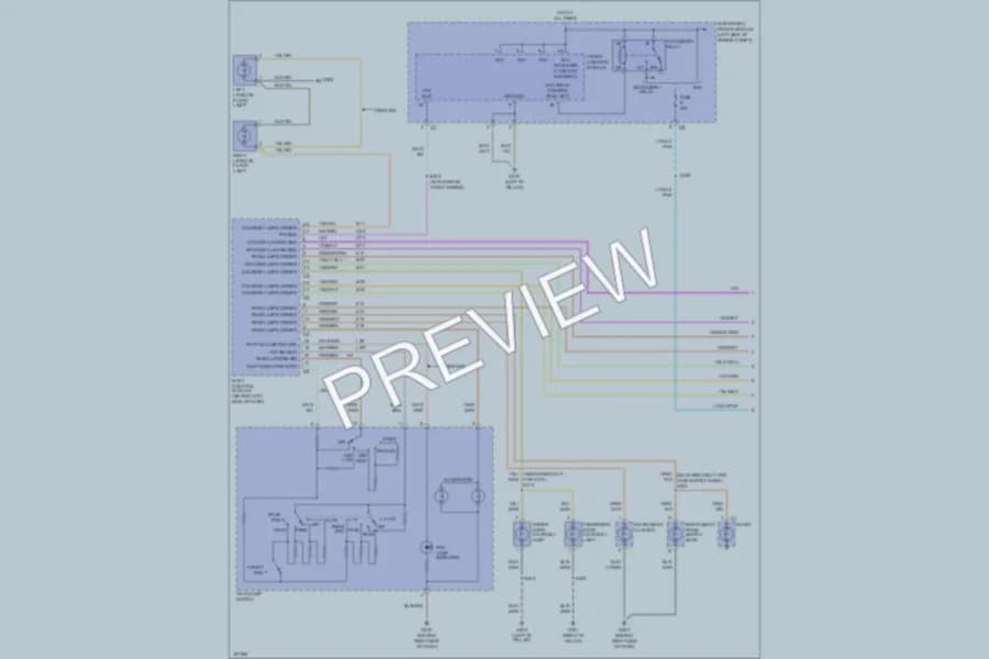 2003 Chrysler Voyager Interior Lights wiring diagram preview