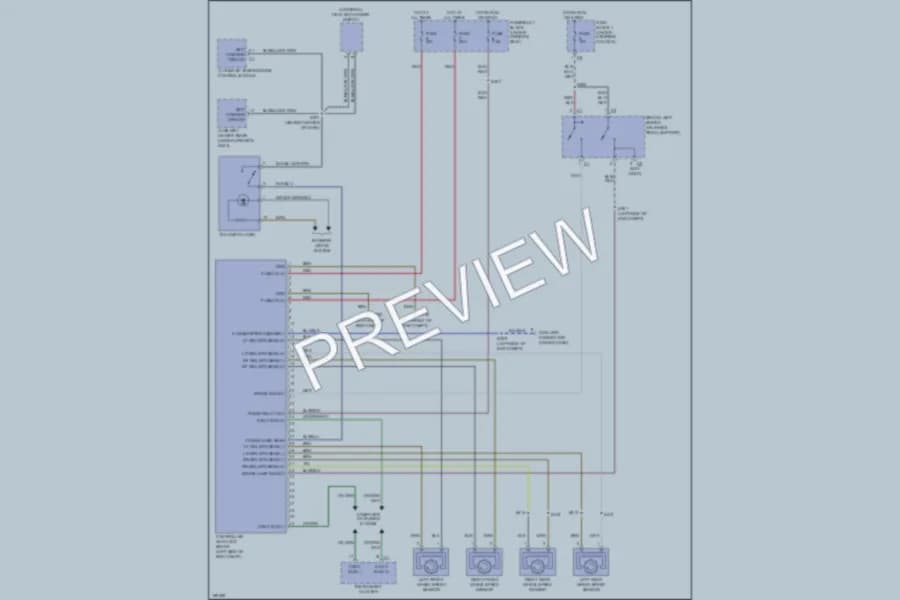 2003 Dodge 2500Sprinter Anti Lock Brakes wiring diagram preview