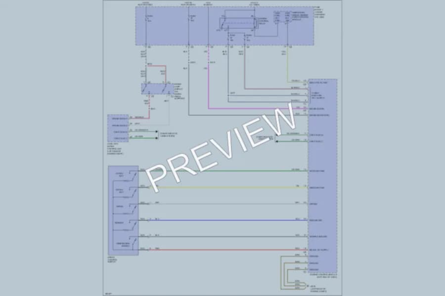 2003 Dodge 2500Sprinter Cruise Control wiring diagram preview