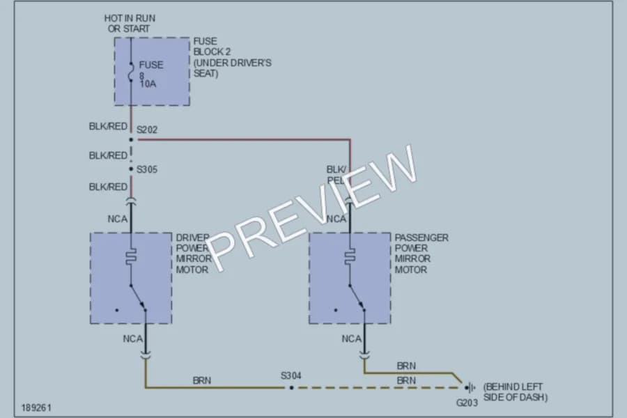 2003 Dodge 3500Sprinter Defoggers wiring diagram preview