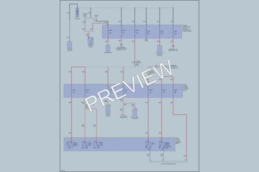 2003 Dodge 3500Sprinter Power Distribution wiring diagram preview