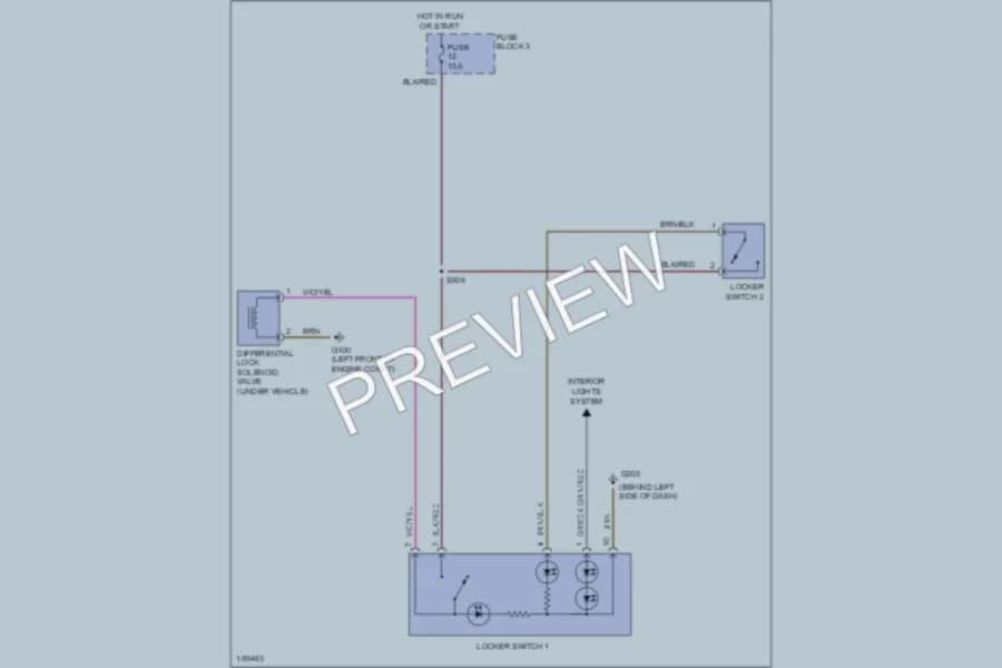 2003 Dodge 3500Sprinter Transmission wiring diagram preview