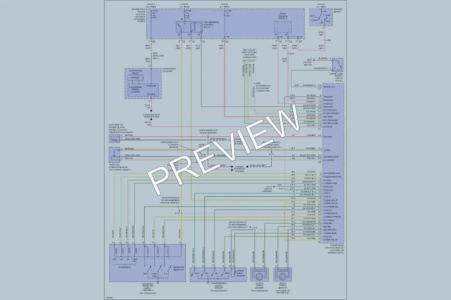 2003 Dodge Caravan Transmission wiring diagram preview