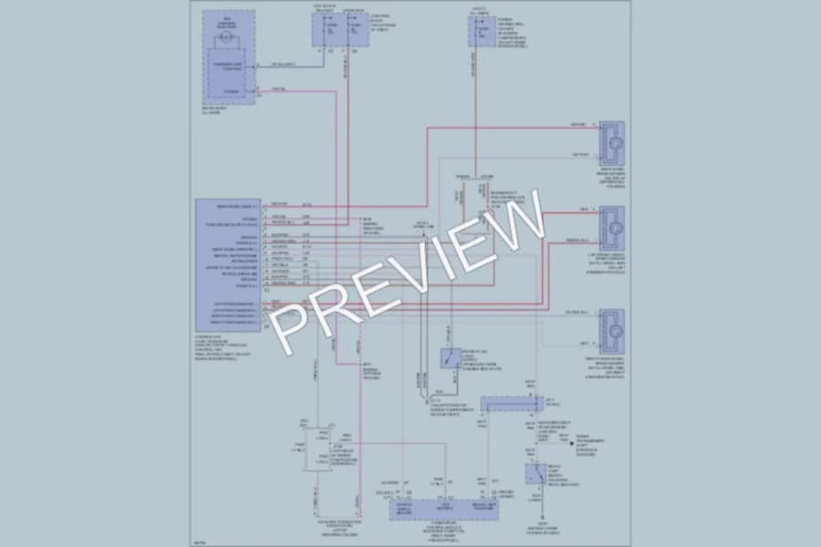 2003 Dodge Dakota Anti Lock Brakes wiring diagram preview