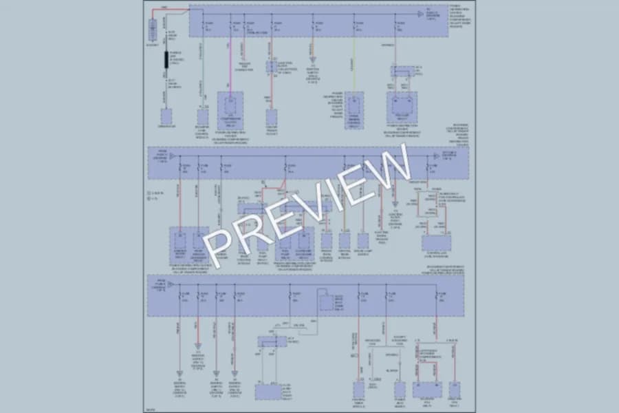 2003 Dodge Dakota Power Distribution wiring diagram preview