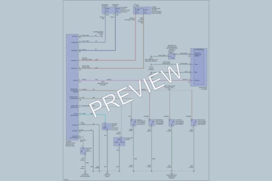 2003 Dodge Durango Warning Systems wiring diagram preview