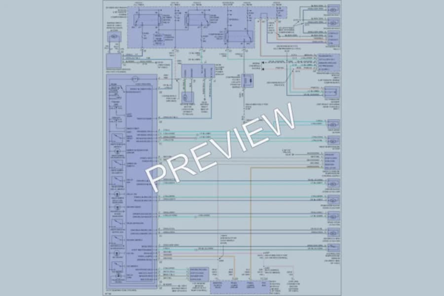 2003 Dodge GrandCaravan Air Conditioning wiring diagram preview