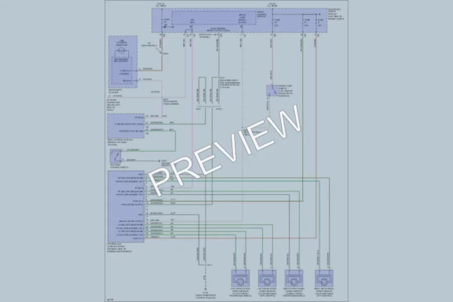 2003 Dodge GrandCaravan Anti Lock Brakes wiring diagram preview