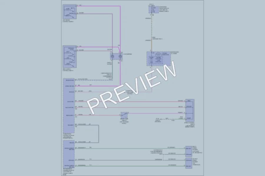 2003 Dodge GrandCaravan Cruise Control wiring diagram preview