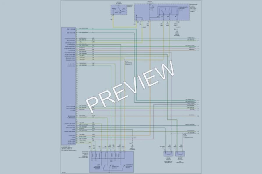 2003 Dodge GrandCaravan Transmission wiring diagram preview