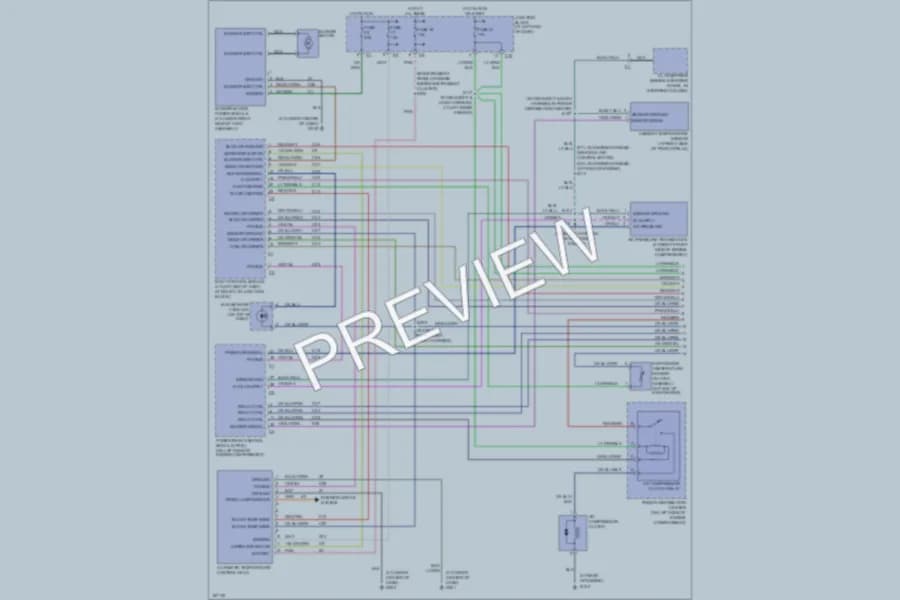 2003 Dodge Intrepid Air Conditioning wiring diagram preview