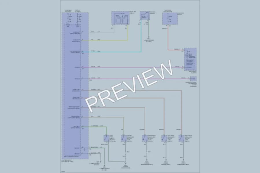2003 Dodge Intrepid Warning Systems wiring diagram preview