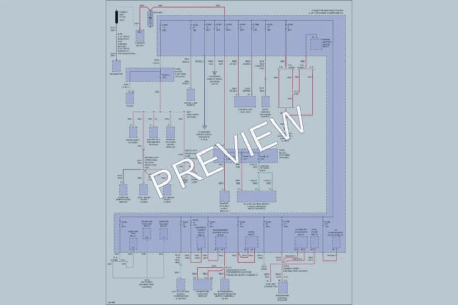 2003 Dodge Neon Power Distribution wiring diagram preview