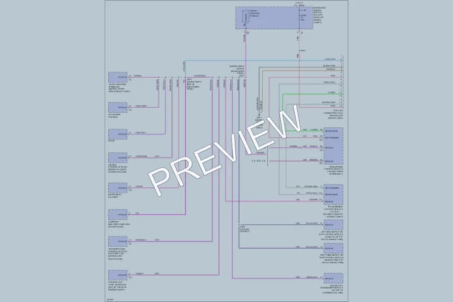 2003 Dodge R2500 Computer Data Lines wiring diagram preview with protected circuit layout