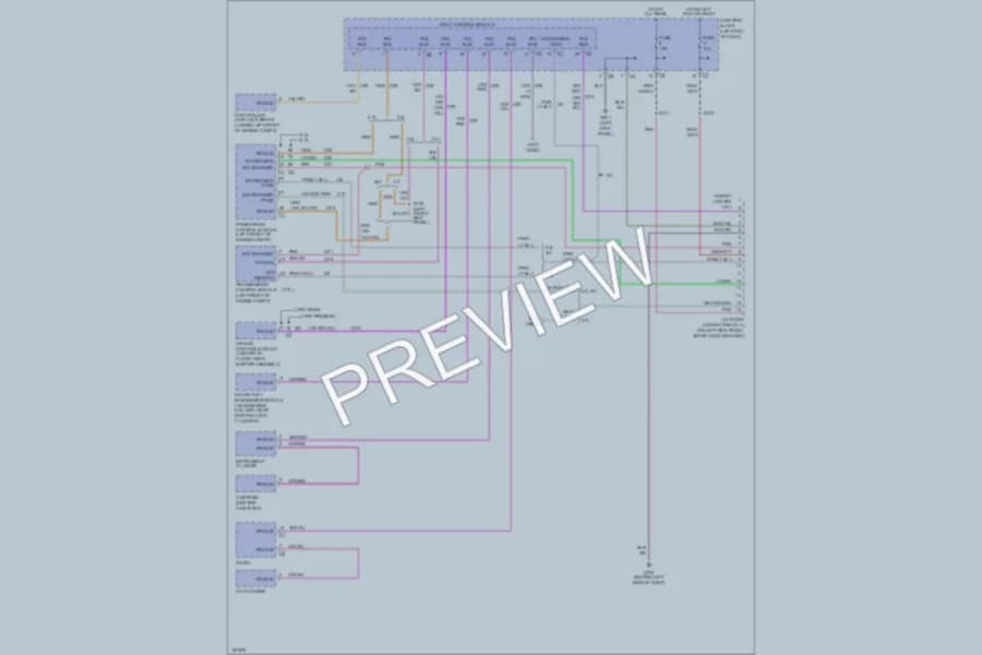 2003 Dodge 4D Sedan Computer Data Lines wiring diagram preview with protected circuit layout
