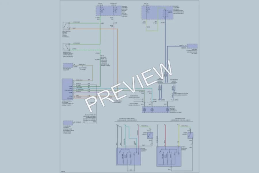 2003 Ford CrownVictoria Cruise Control wiring diagram preview