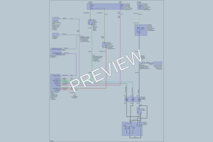 2003 Ford E450Econoline Cruise Control wiring diagram preview