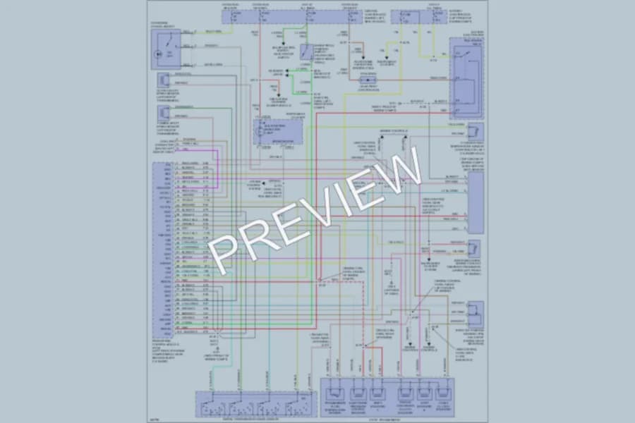 2003 Ford E550Econoline Transmission wiring diagram preview