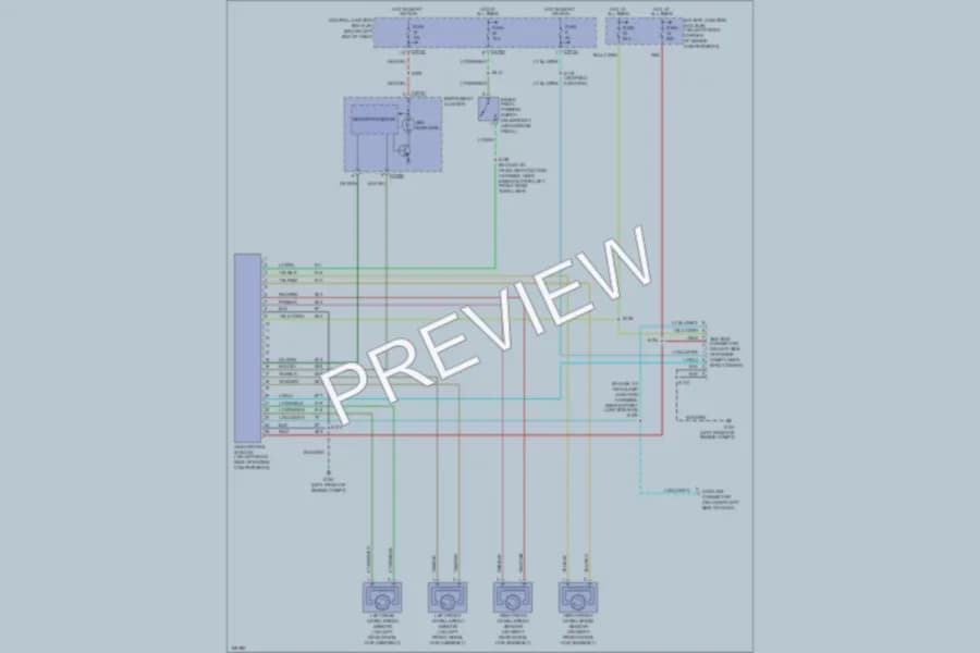 2003 Ford Escape Anti Lock Brakes wiring diagram preview