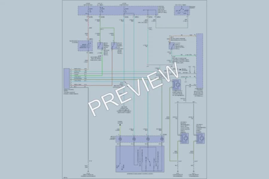 2003 Ford Escape Cruise Control wiring diagram preview