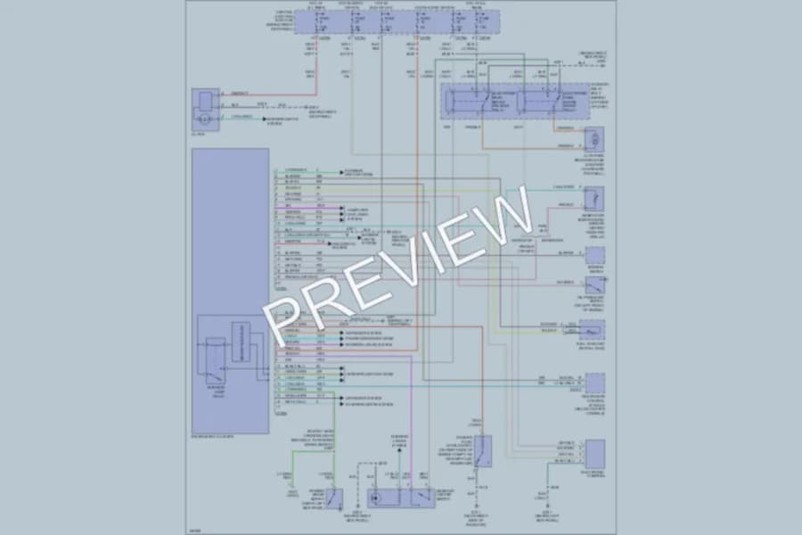 2003 Ford Expedition Instrument Cluster wiring diagram preview