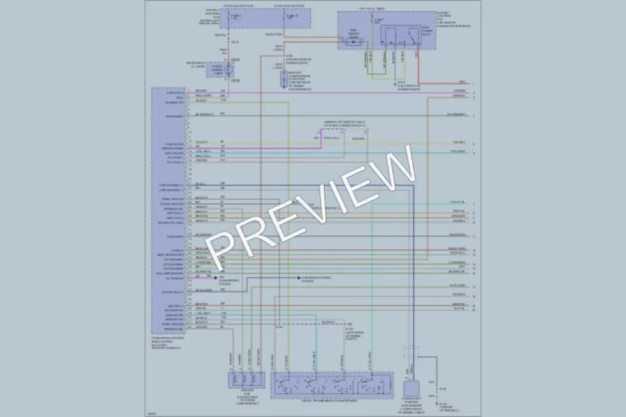 2003 Ford ExplorerSport Engine Performance wiring diagram preview